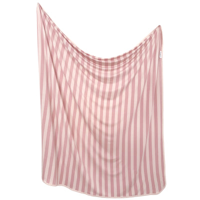 Baby Swaddle - Pink Musk Stripe