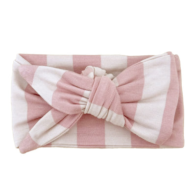 Baby Headband - Pink Musk Stripe