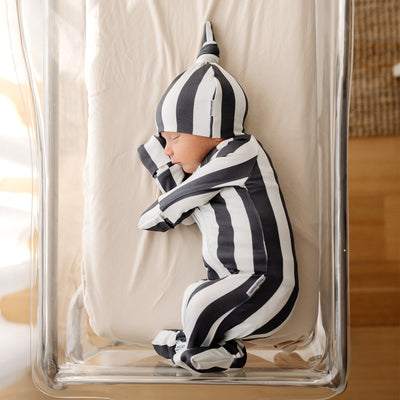 SoftLuv Onesie - Slate Stripe