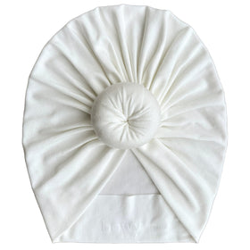Traditional Baby Turban - Vanilla