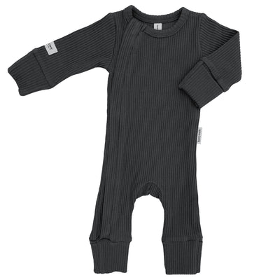 Ribbed Cotton Onesie 9 Pack - Slate