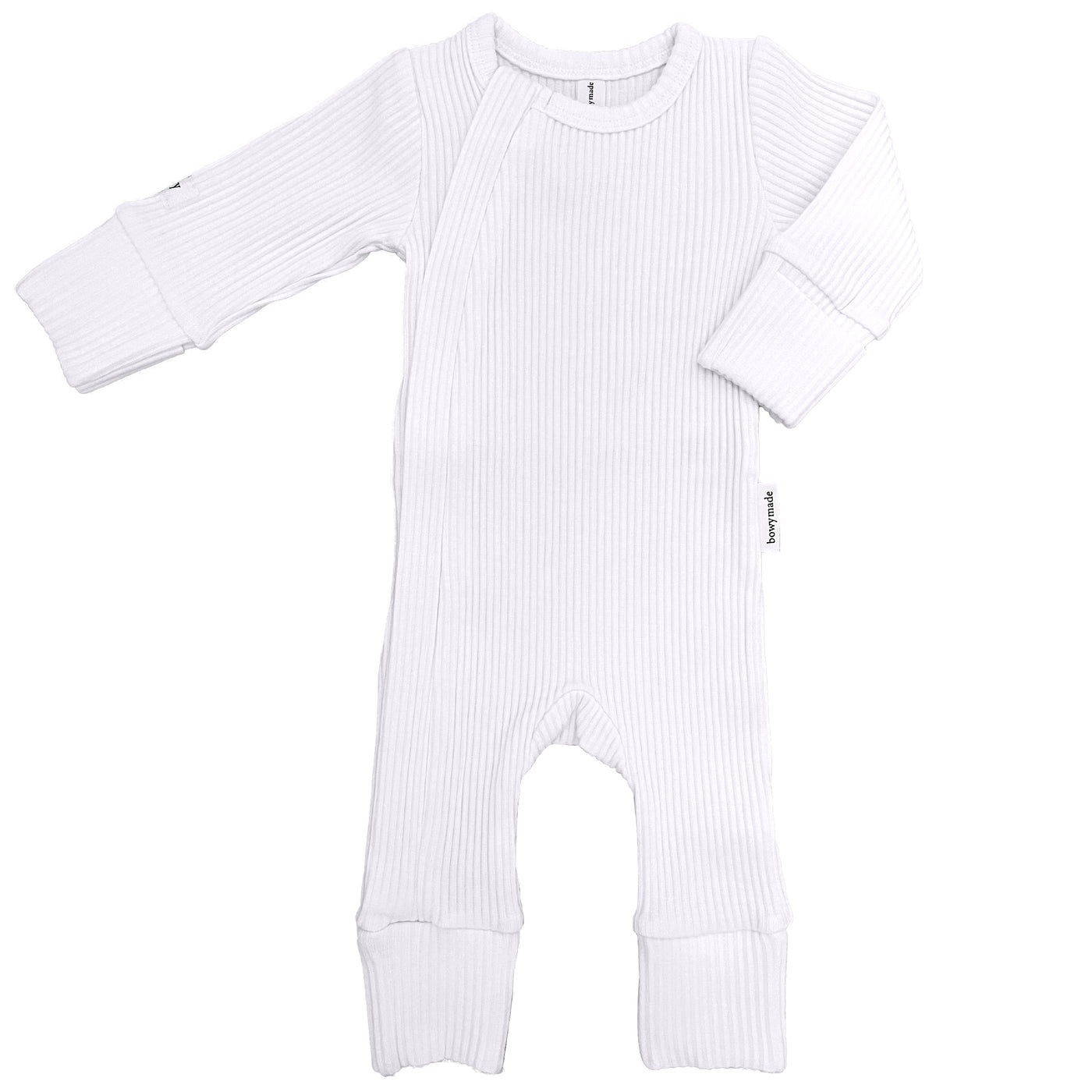 Ribbed Cotton Onesie 9 Pack - White