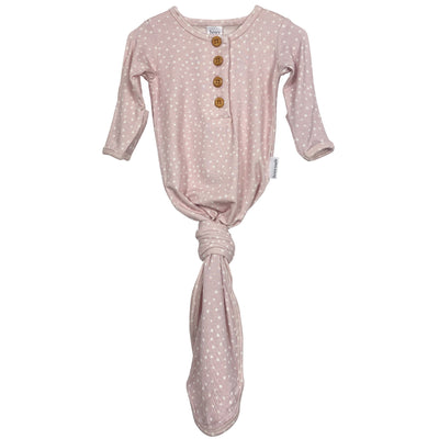 Baby Knotted Gown Dotty