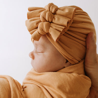 Bowy Baby Turban Honey Bowy Made – Bowy Made