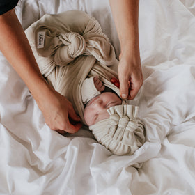 Bowy Baby Turban - Mist