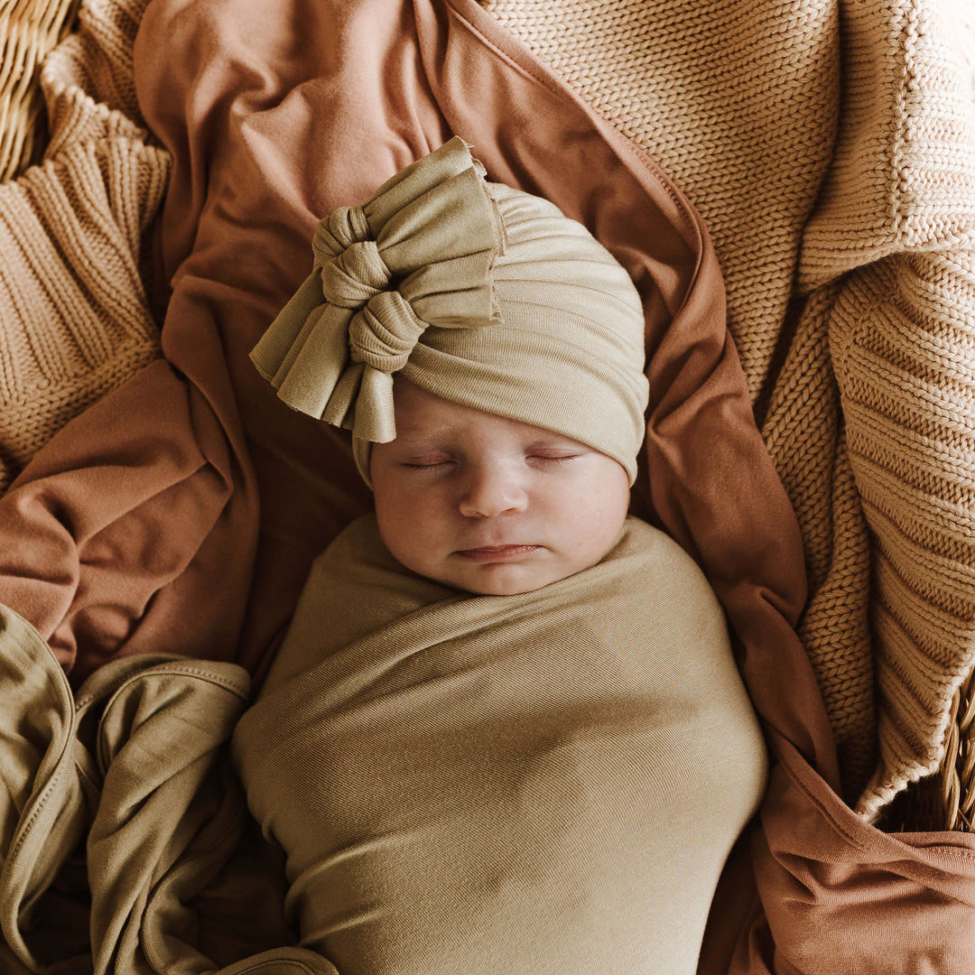 Bowy Baby Turban - Sage - Bowy Made – Bowy Made