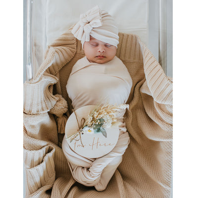 Baby Swaddle 5 Pack - Cream