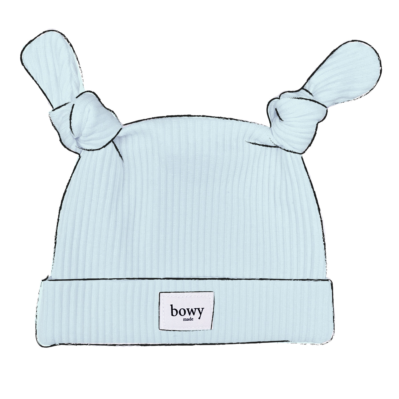Double Knot Beanie 9 Pack - Light Blue