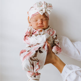 Baby Knotted Gown - Iris