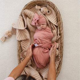 Bowy Baby Turban - Rosie-Clay