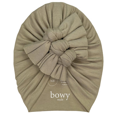 Bowy Baby Turban - Sage