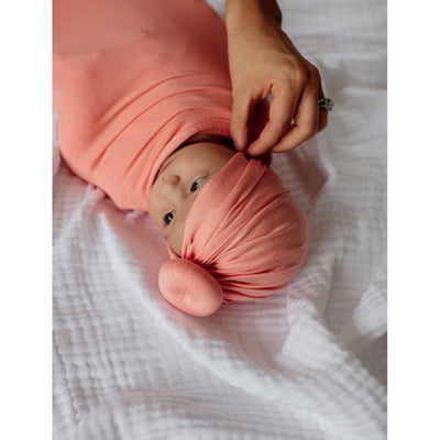 Traditional Baby Turban - Peach